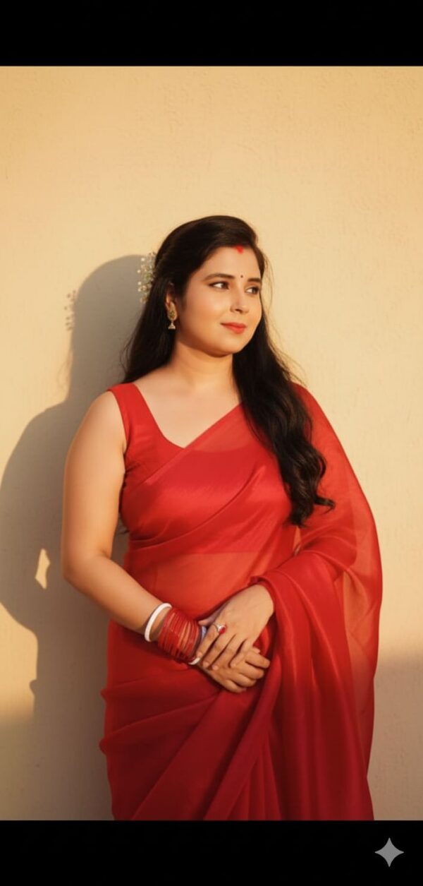 Women's Patola pallu Banarasi tissue silk saree Comes with Unstitched Blouse piece